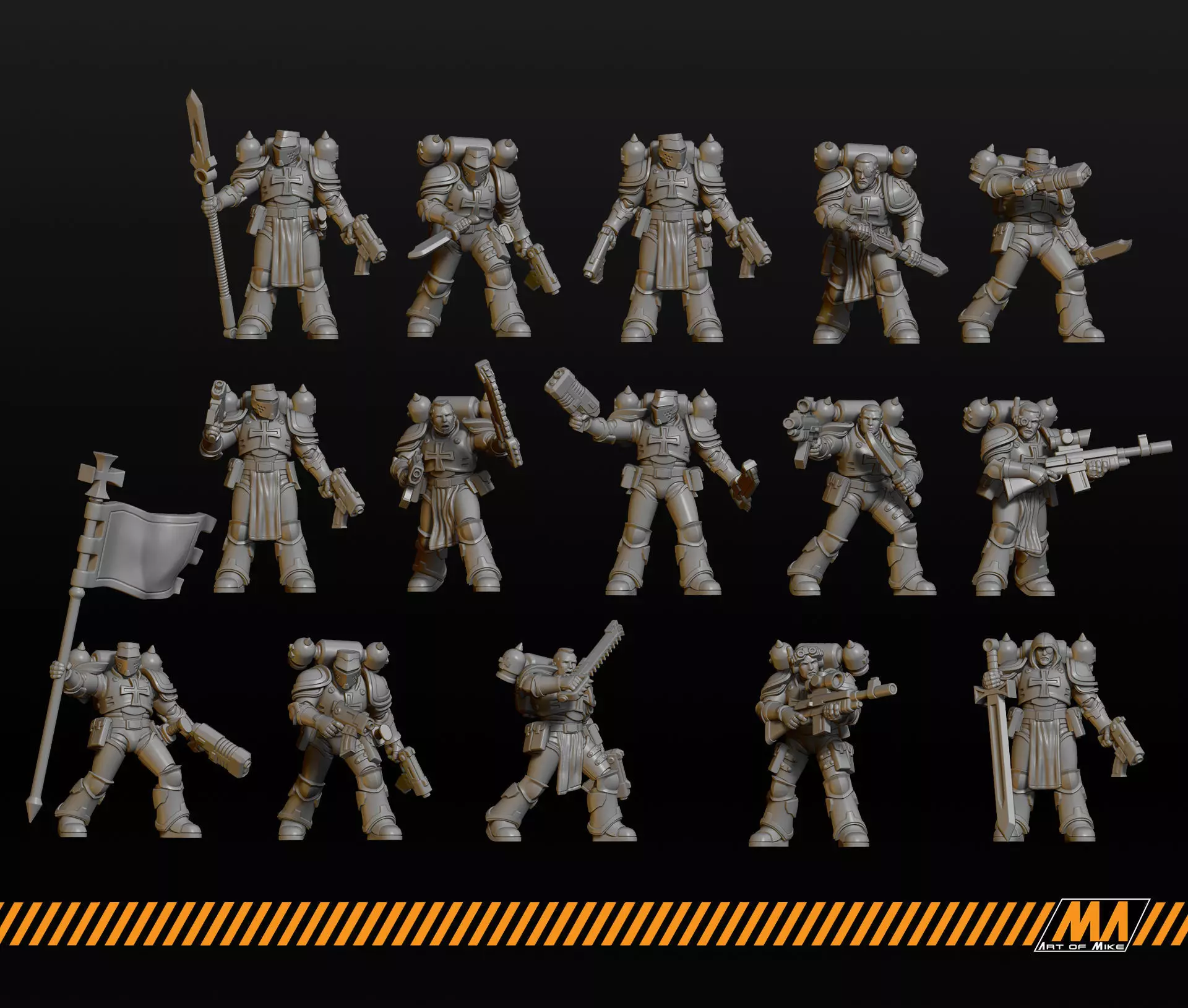 Templars 3D print model