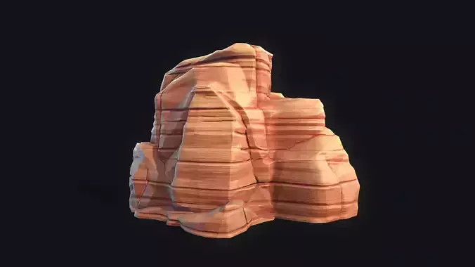 Stylized Desert Rock 4