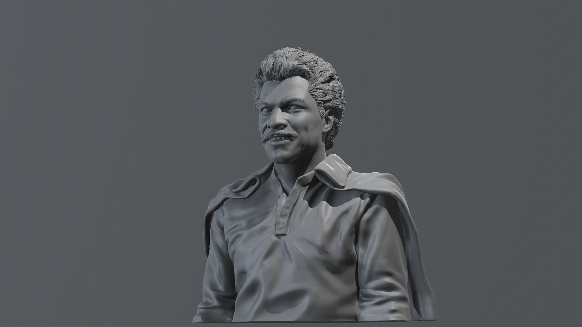 Billy Dee Williams - Lando Calrissian - Star Wars 3D print model_3