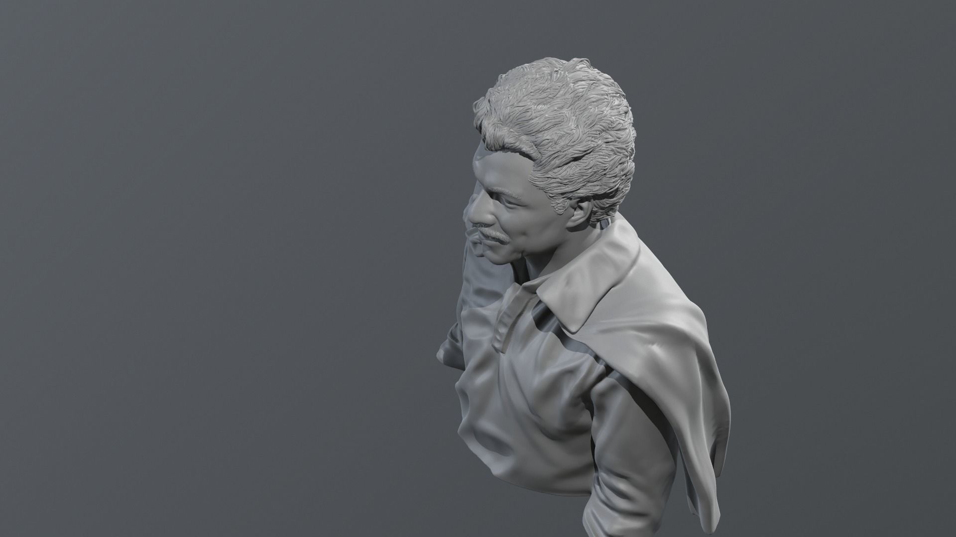 Billy Dee Williams - Lando Calrissian - Star Wars 3D print model_10