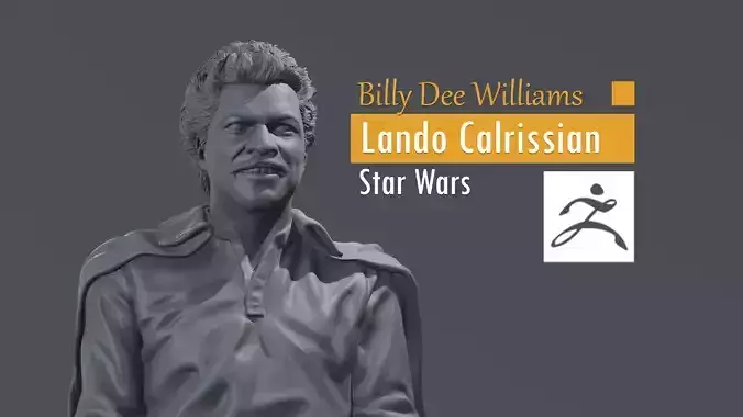 Billy Dee Williams - Lando Calrissian - Star Wars 3D print model