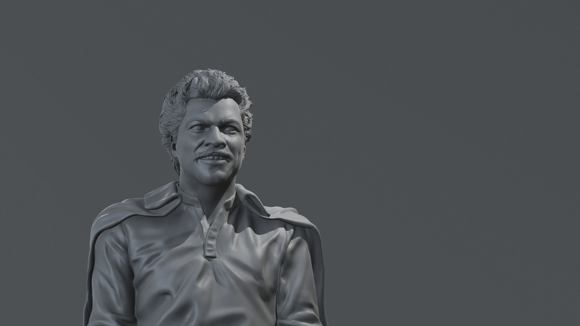 Billy Dee Williams - Lando Calrissian - Star Wars 3D print model_2