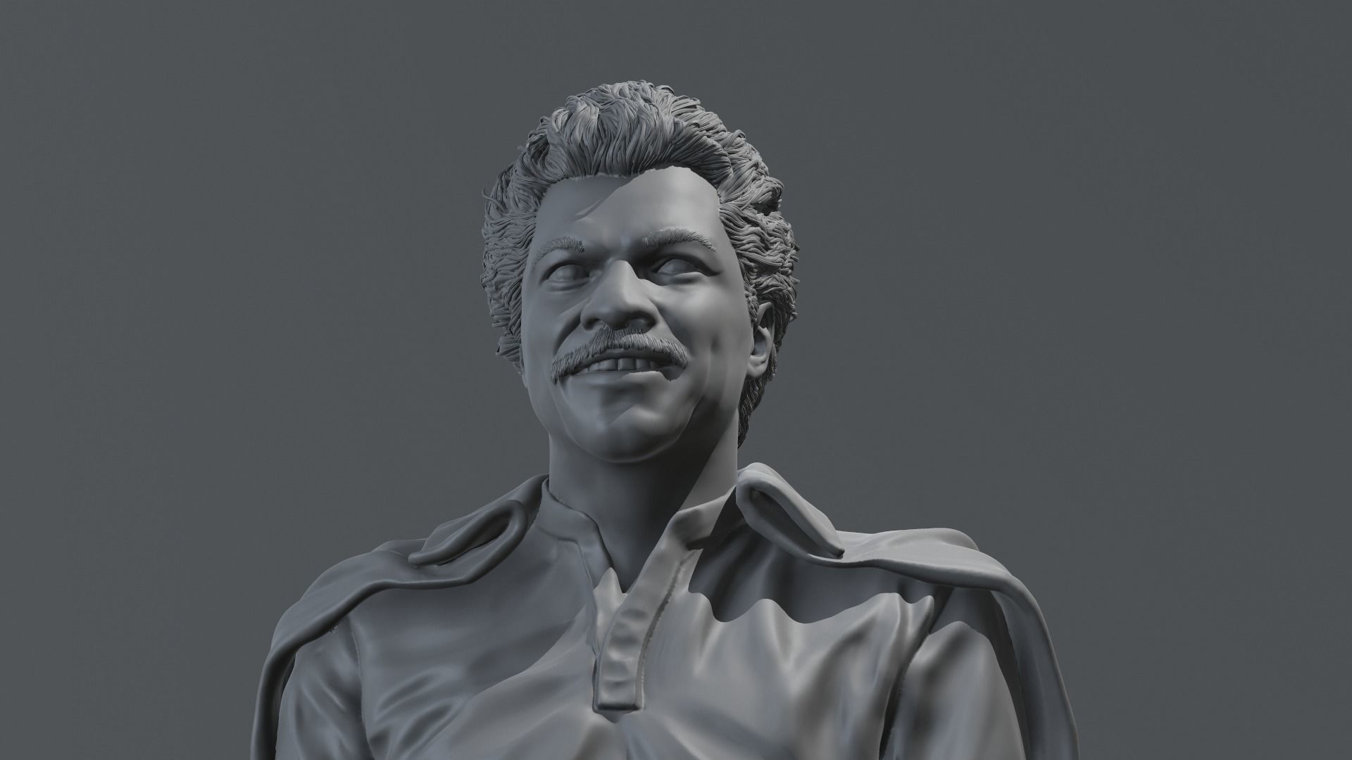 Billy Dee Williams - Lando Calrissian - Star Wars 3D print model_1