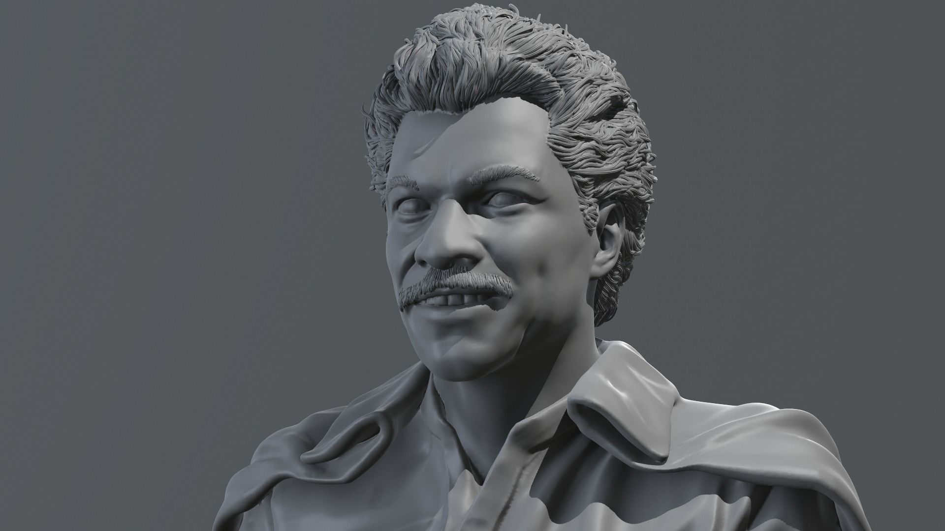 Billy Dee Williams - Lando Calrissian - Star Wars 3D print model_16