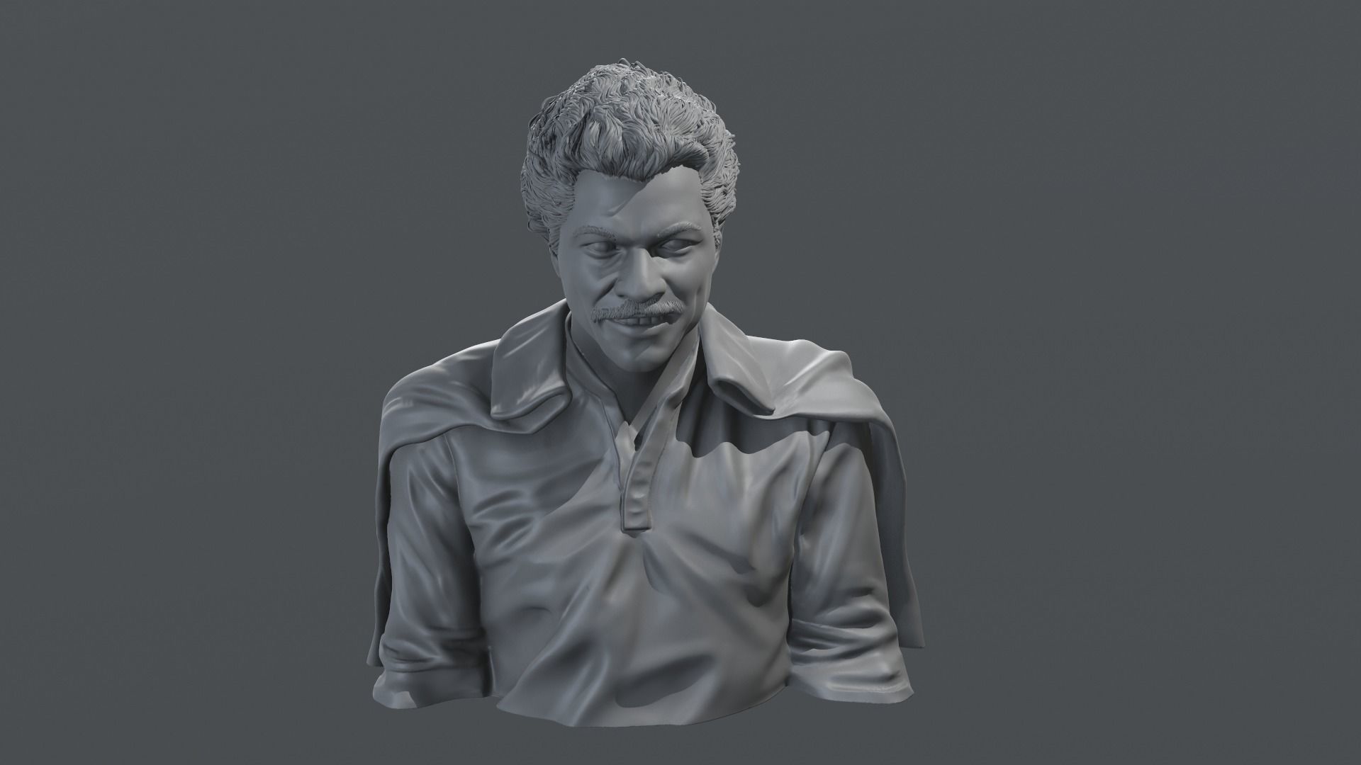 Billy Dee Williams - Lando Calrissian - Star Wars 3D print model_4