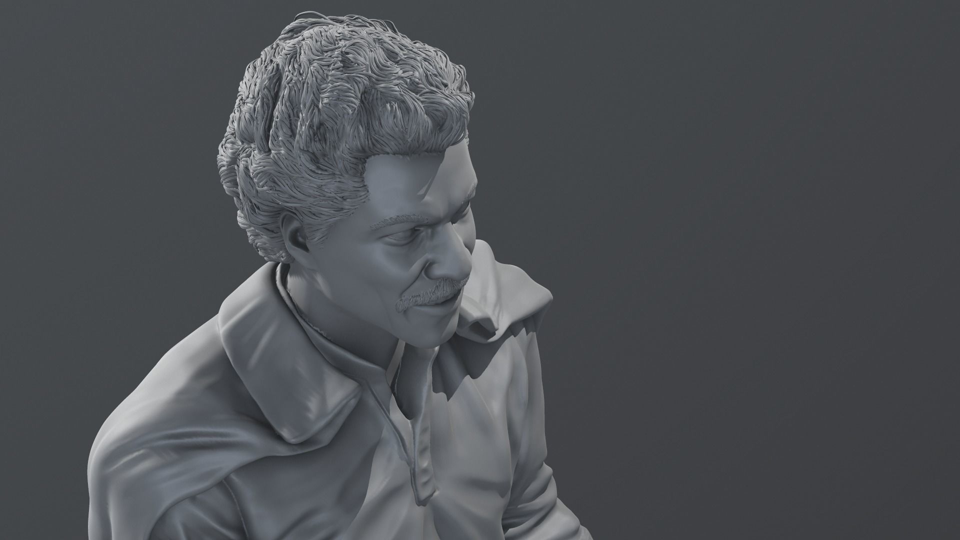 Billy Dee Williams - Lando Calrissian - Star Wars 3D print model_14
