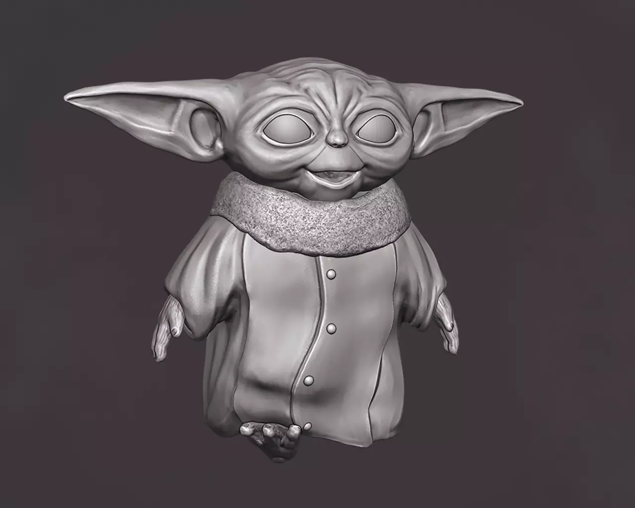 Baby Yoda 3D print model