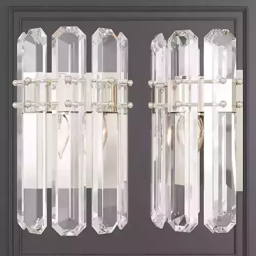 Restoration Hardware BONNINGTON SCONCE Nickel