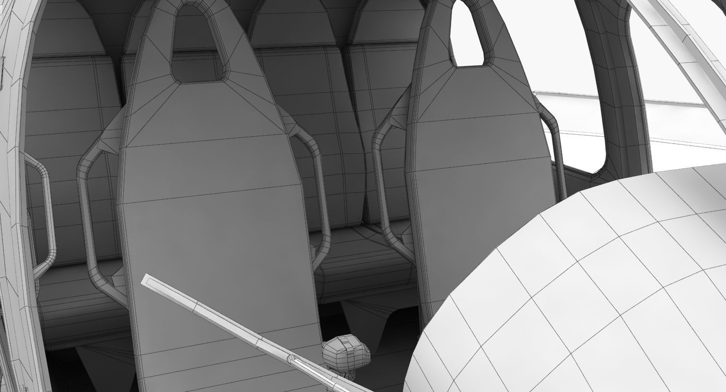 AS-350 Miami Dade Police Low-poly 3D model_24