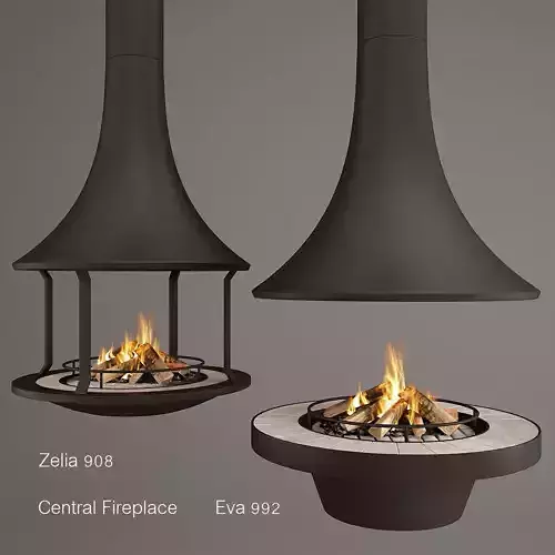 Central Fireplace