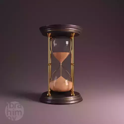 Sand clock 3D model