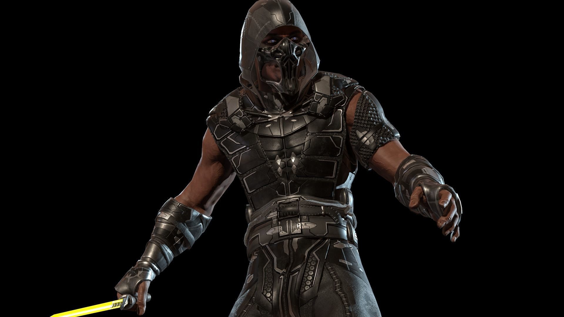 SpaceKnights demon with armor Low-poly 3D model_12