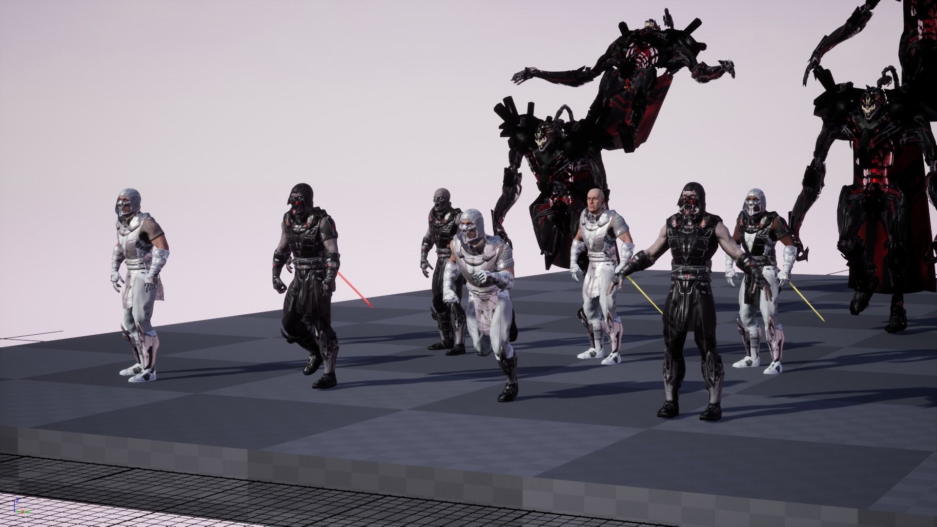 SpaceKnights demon with armor Low-poly 3D model_25