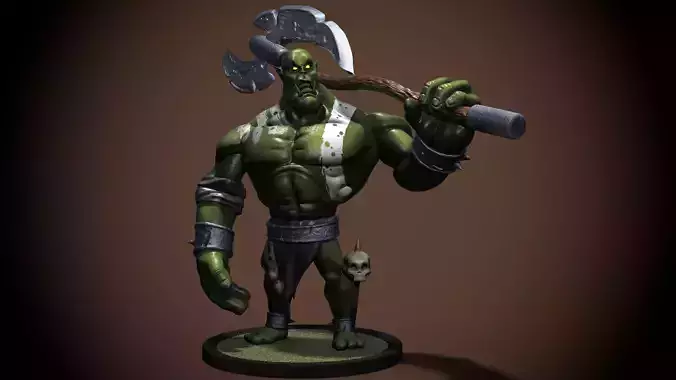 Fantasy Orc miniature