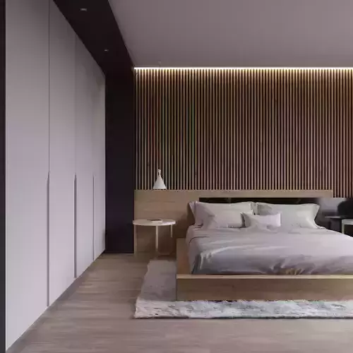 Luxury Master Bedroom 3D model 3D model