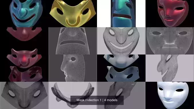 Mask collection 1 of phantom