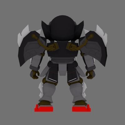 Super Mecha 20 - Koor of Code Name K0012 - 3D Print Ready 3D print model_3