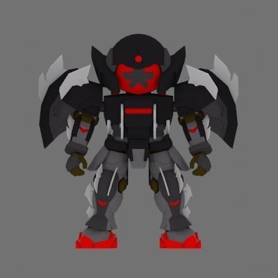 Super Mecha 20 - Koor of Code Name K0012 - 3D Print Ready 3D print model_2