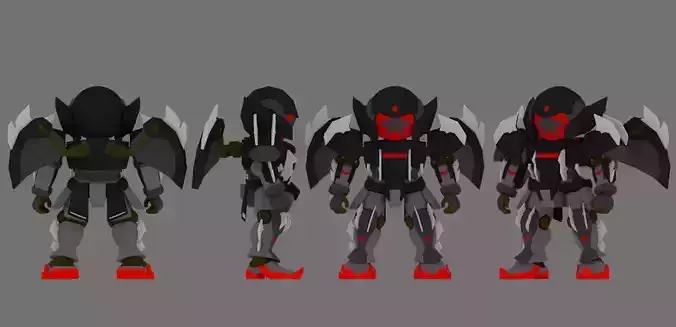 Super Mecha 20 - Koor of Code Name K0012 - 3D Print Ready