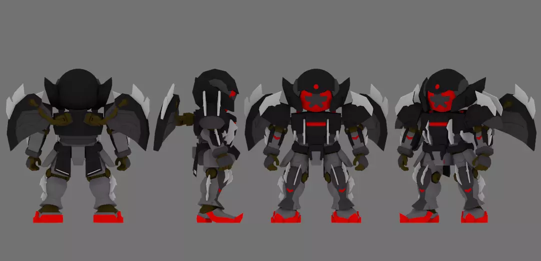 Super Mecha 20 - Koor of Code Name K0012 - 3D Print Ready 3D print model_0