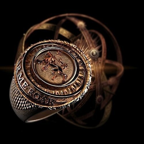 Game of Thrones Lannister ring 3D print model