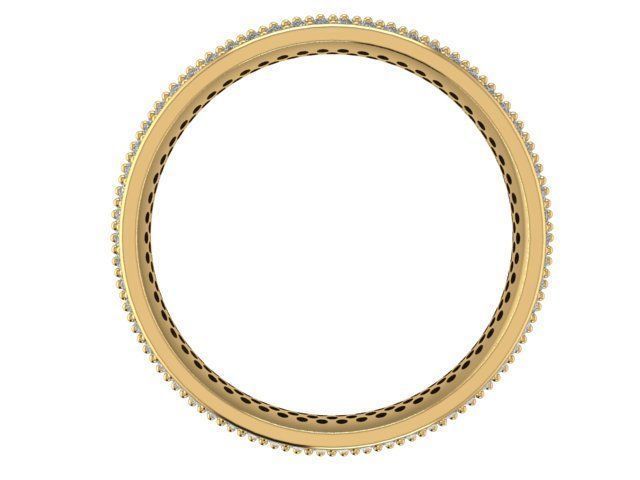 3 diamond lines wedding ring 3D print model_3