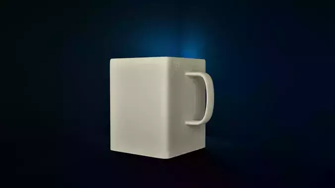 A cubic Mug 3D model