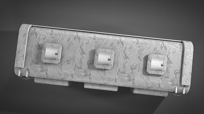 Deep Freeze Container 3D model 7