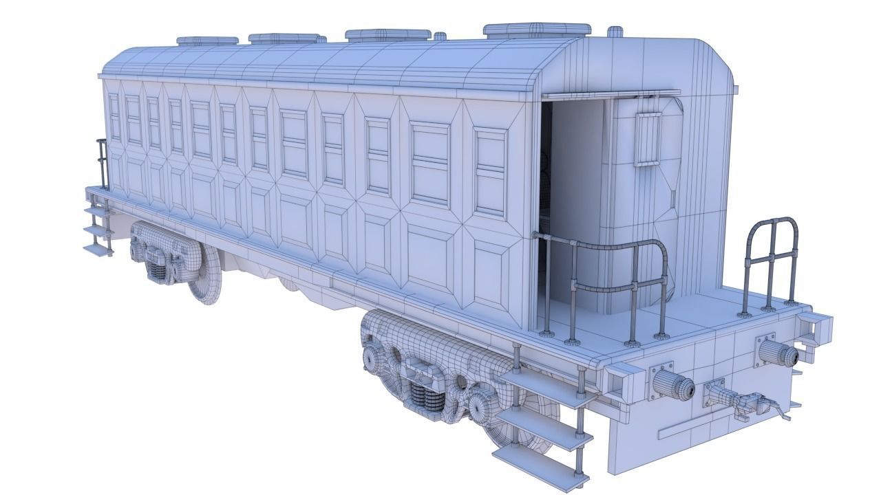 steam train engine 3D model_21