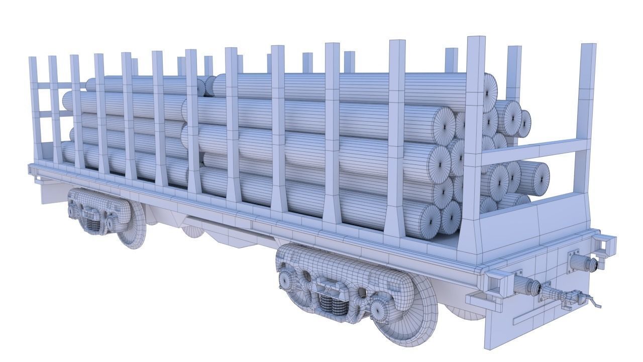 steam train engine 3D model_19