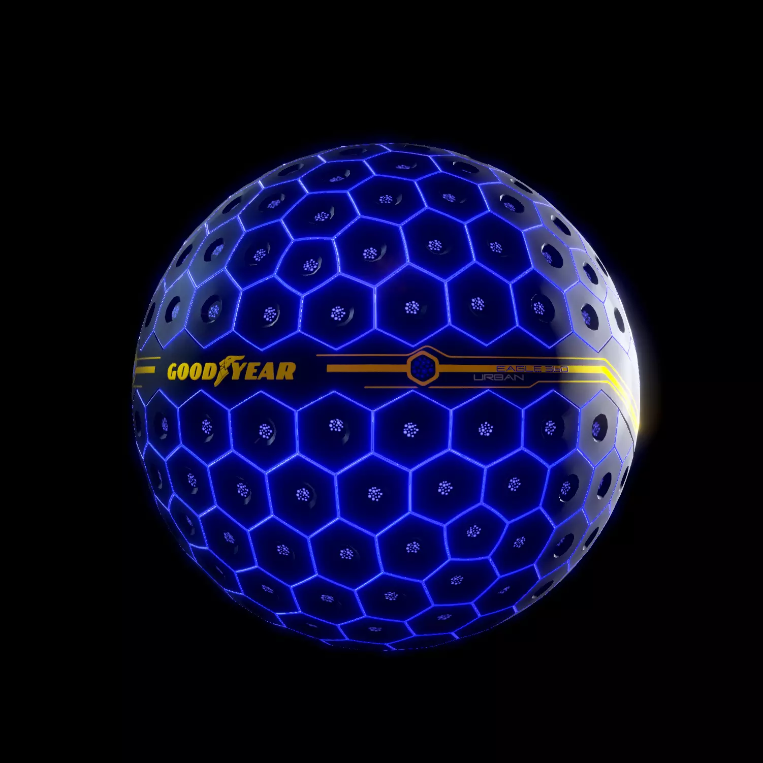 Goodyear Eagle 360 3D model_0