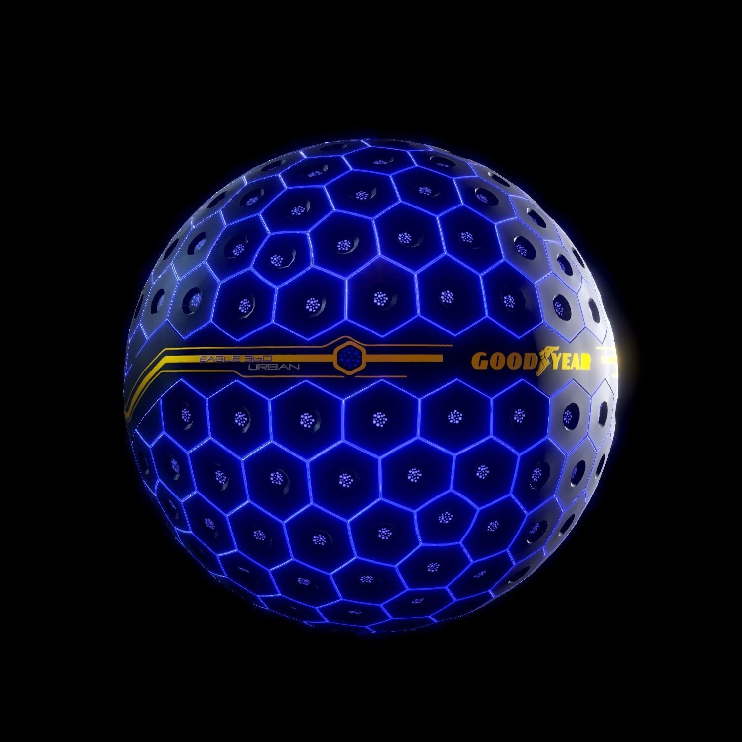 Goodyear Eagle 360 3D model_2