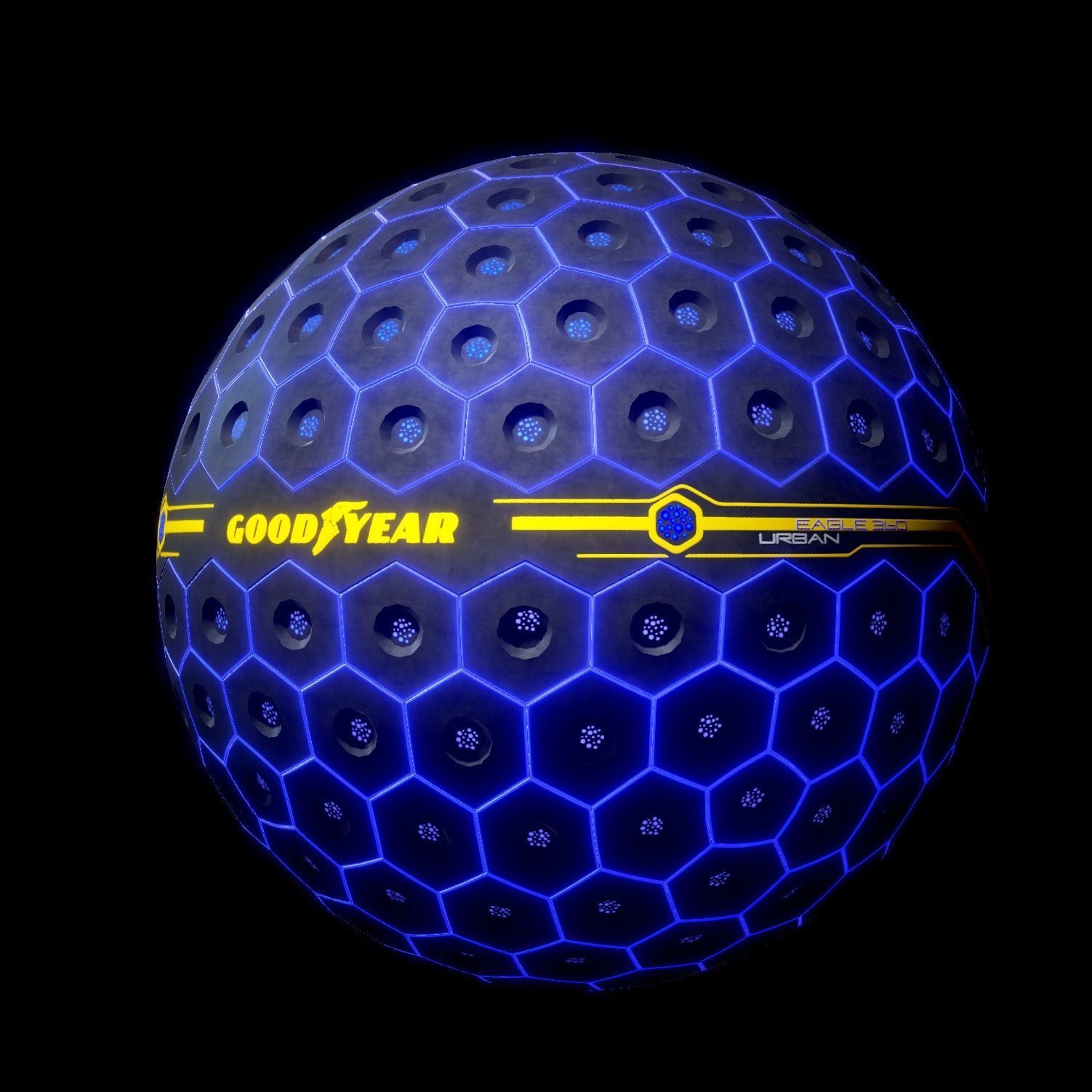 Goodyear Eagle 360 3D model_3