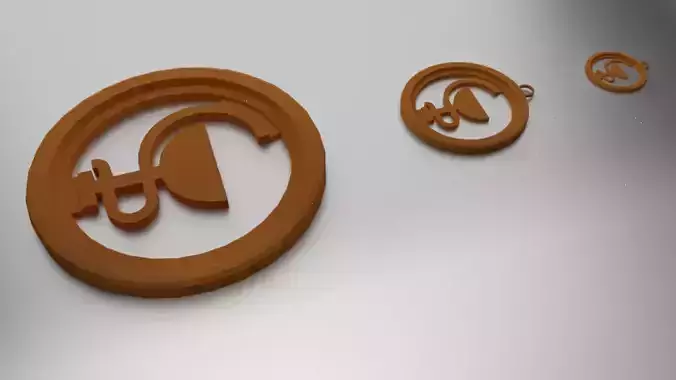 Glass Coaster Hygeia and Pendant