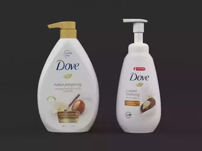 Dove Body Wash 3D model