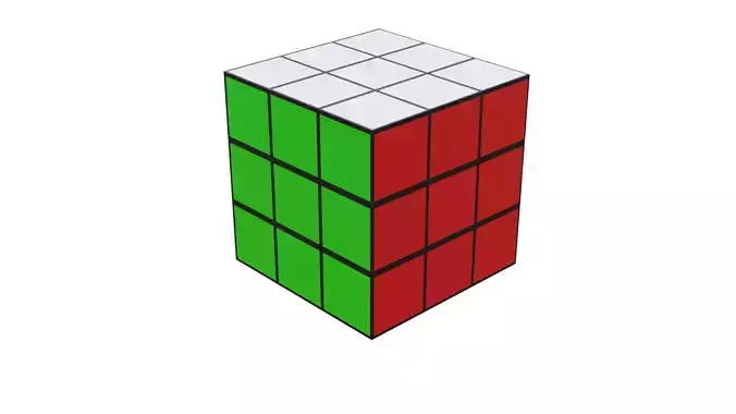 Rubix cube 3D model