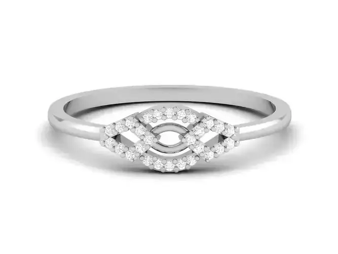 Women Band Ring 3dm render detail