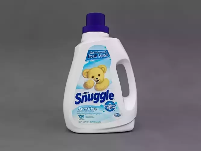 Snuggle Detergent Bottle 3D model