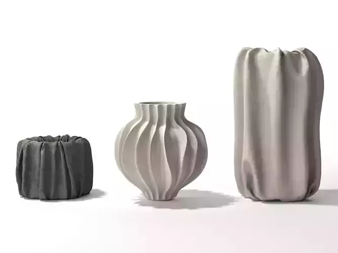 Vase Set 20 3D model