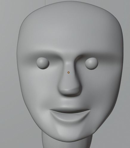 human face Free 3D model_2