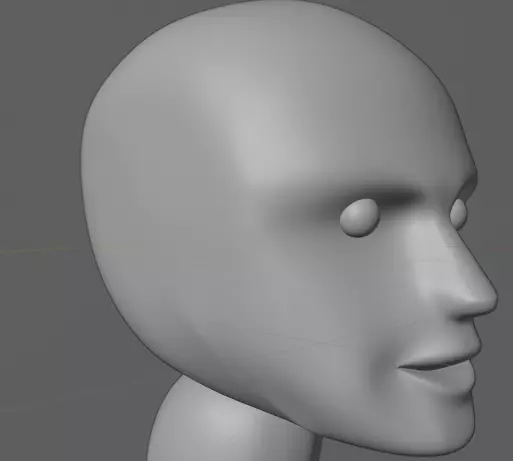 human face Free 3D model_0