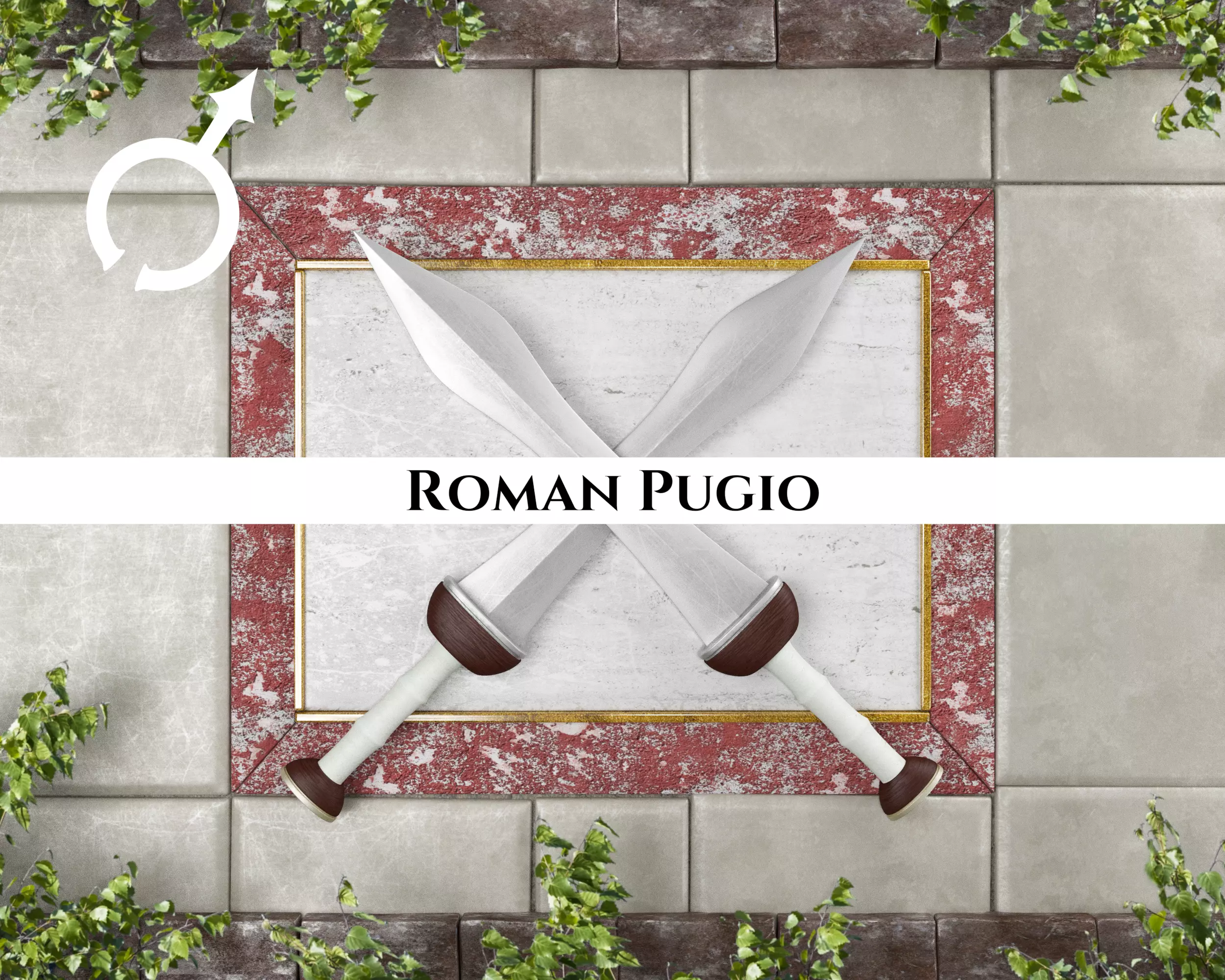 Ancient Roman Pugio Low-poly 3D model_0