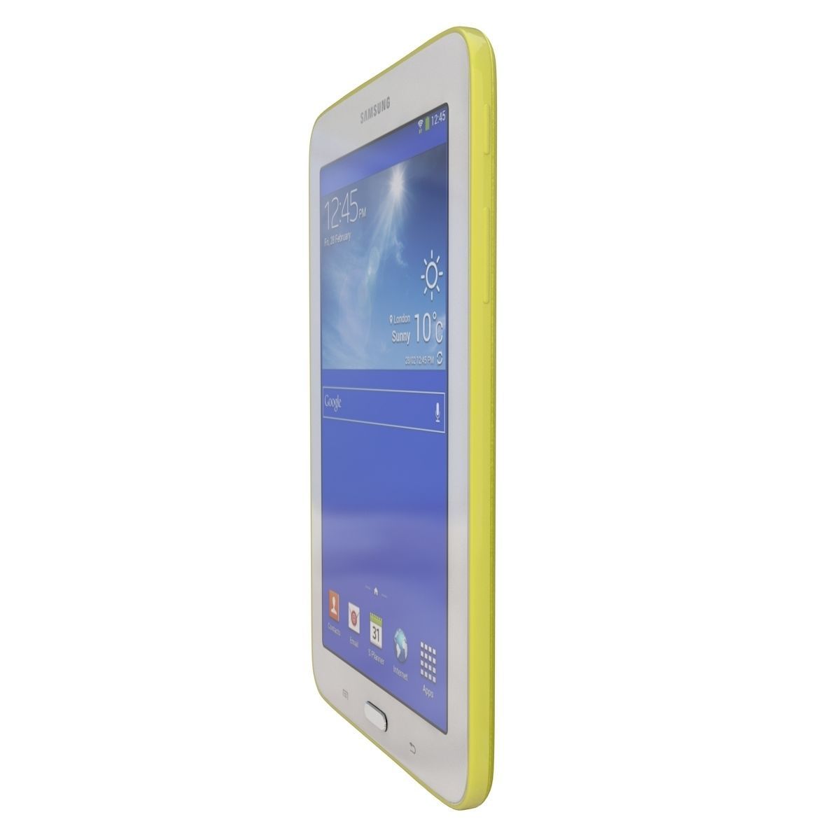 Samsung Galaxy Tab 3 Lite 7 0 3G Yellow 3D model_3