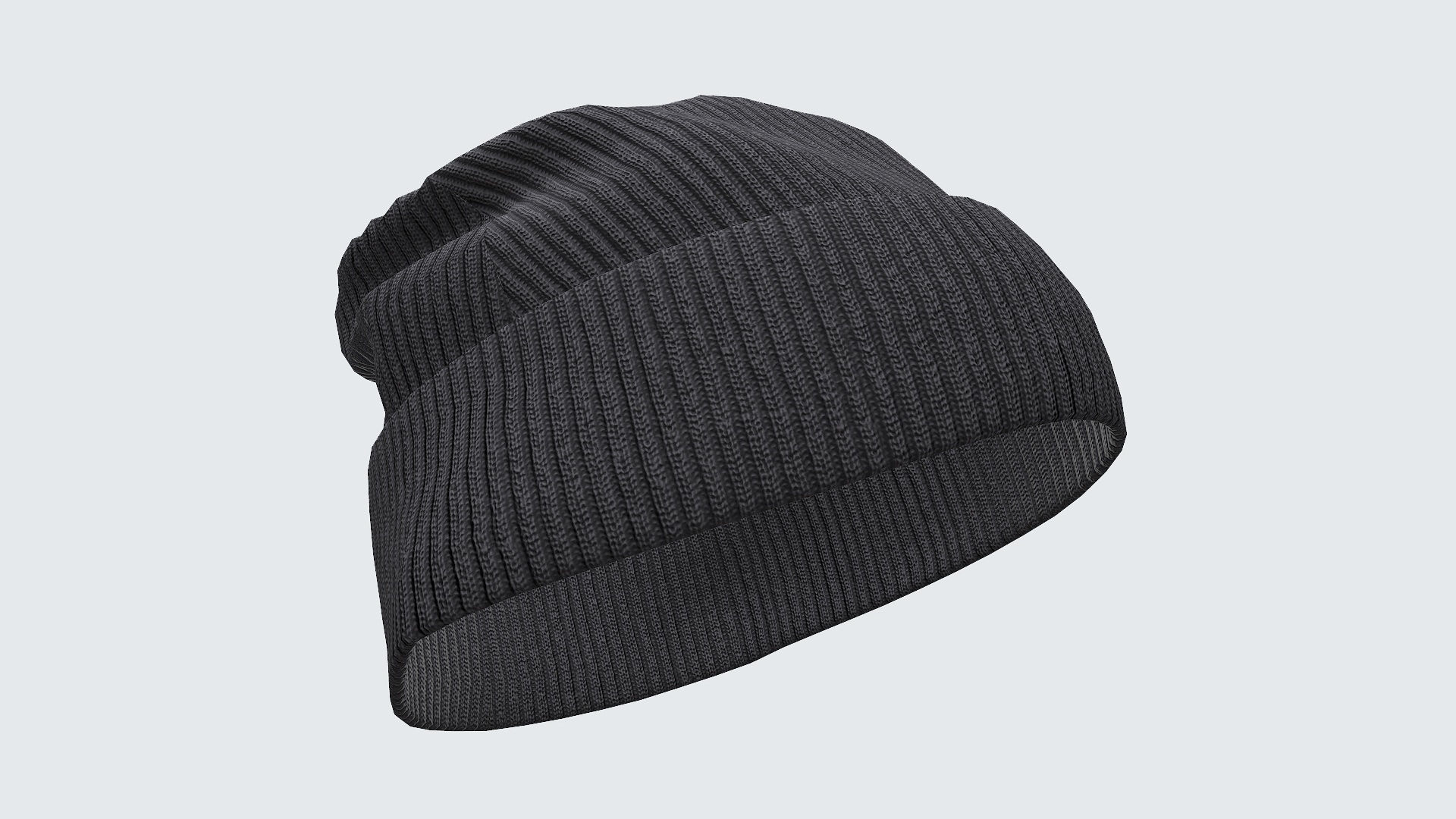 Beanie cap winter hat PBR game ready Low-poly 3D model_35