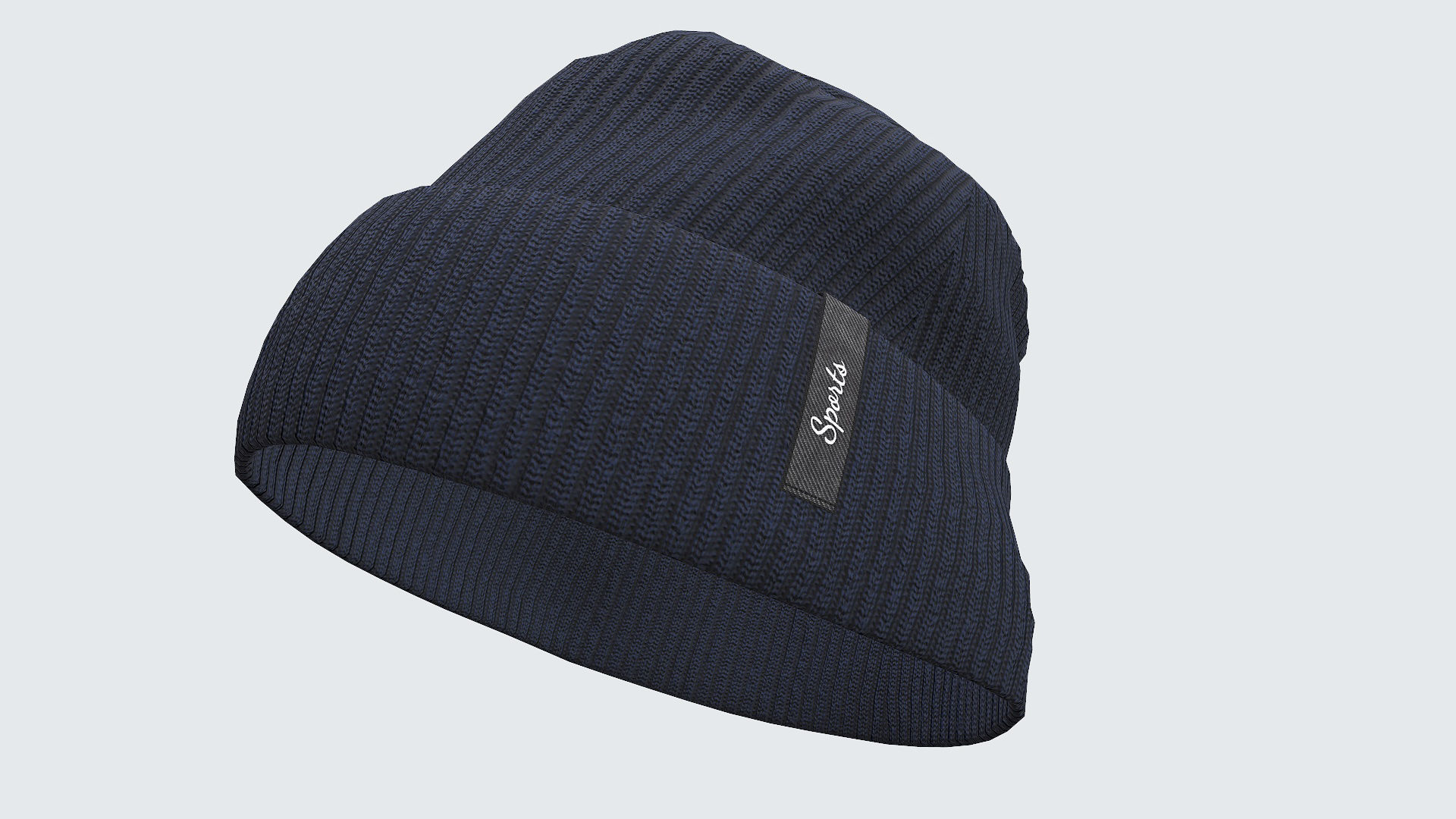 Beanie cap winter hat PBR game ready Low-poly 3D model_25