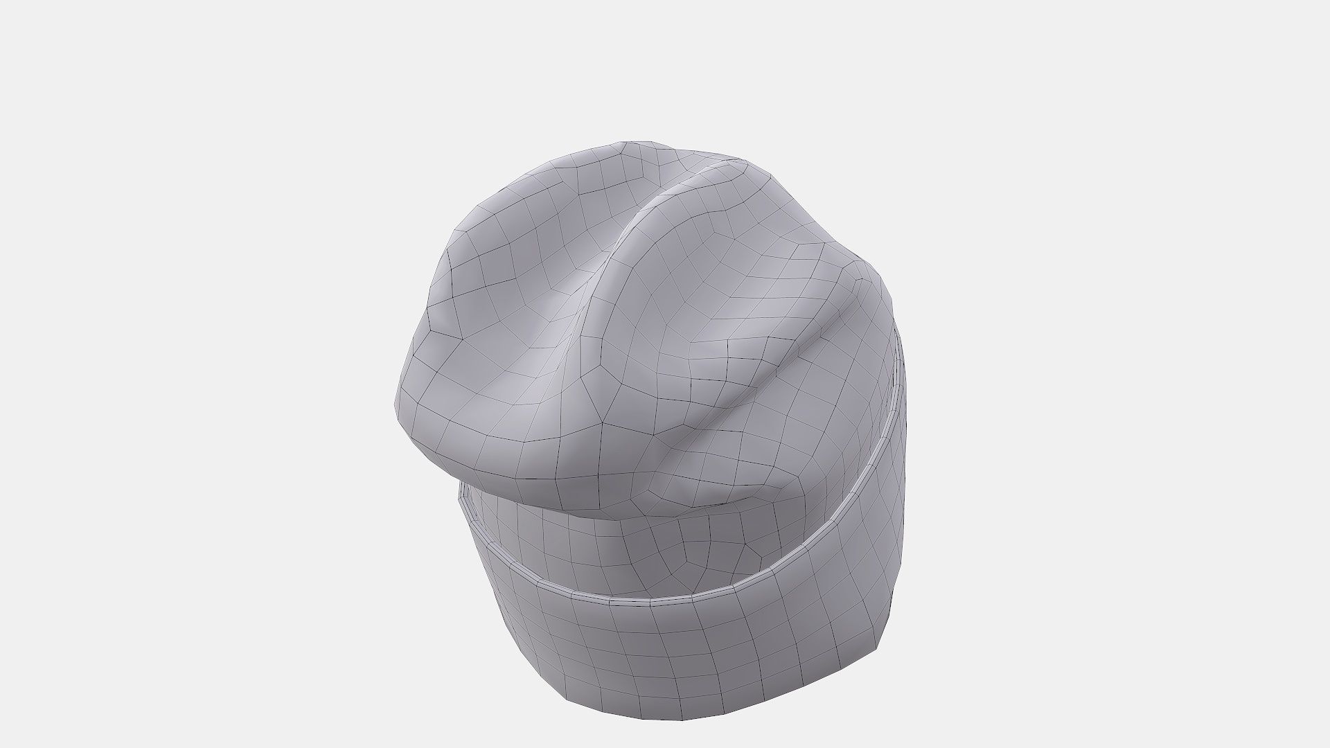 Beanie cap winter hat PBR game ready Low-poly 3D model_44