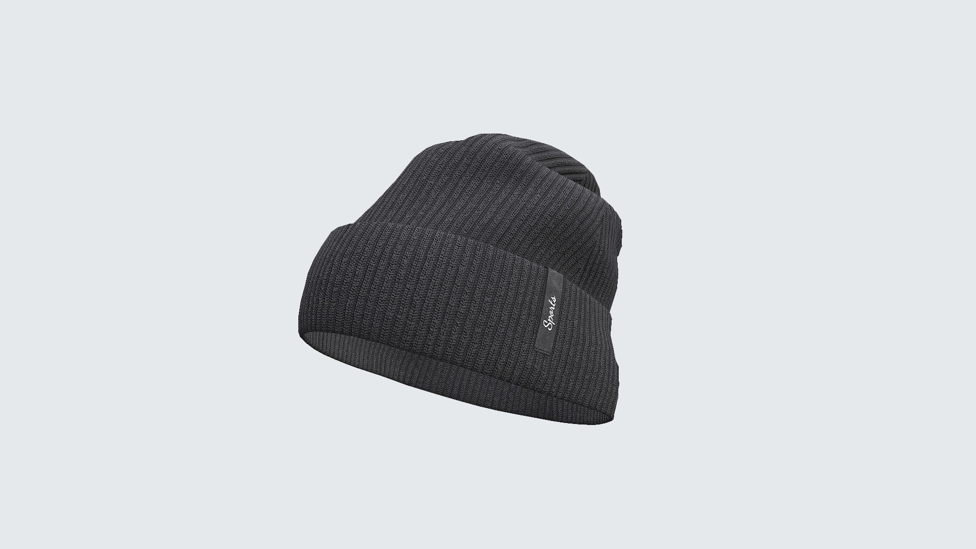 Beanie cap winter hat PBR game ready Low-poly 3D model_45