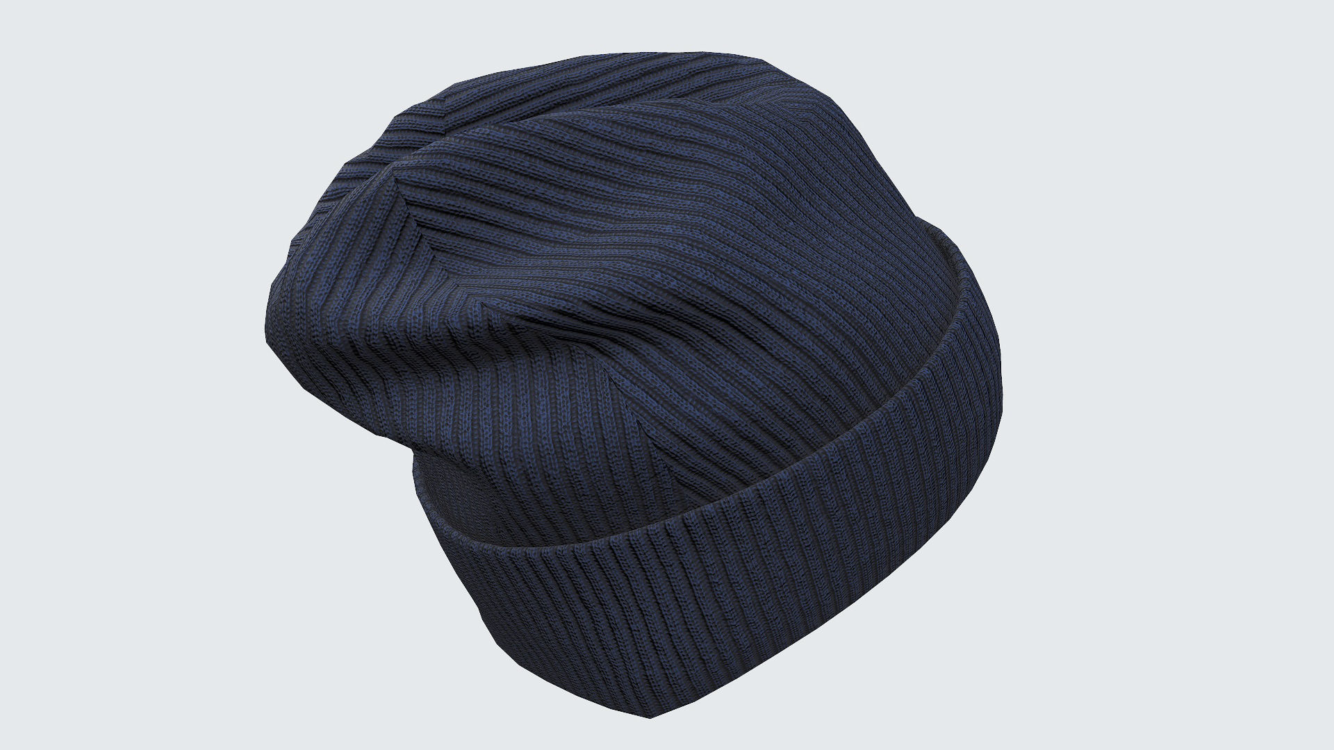 Beanie cap winter hat PBR game ready Low-poly 3D model_27