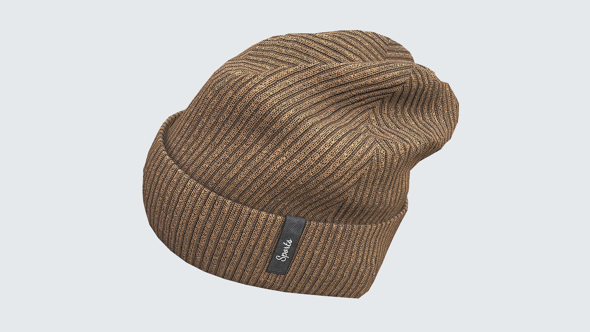 Beanie cap winter hat PBR game ready Low-poly 3D model_28