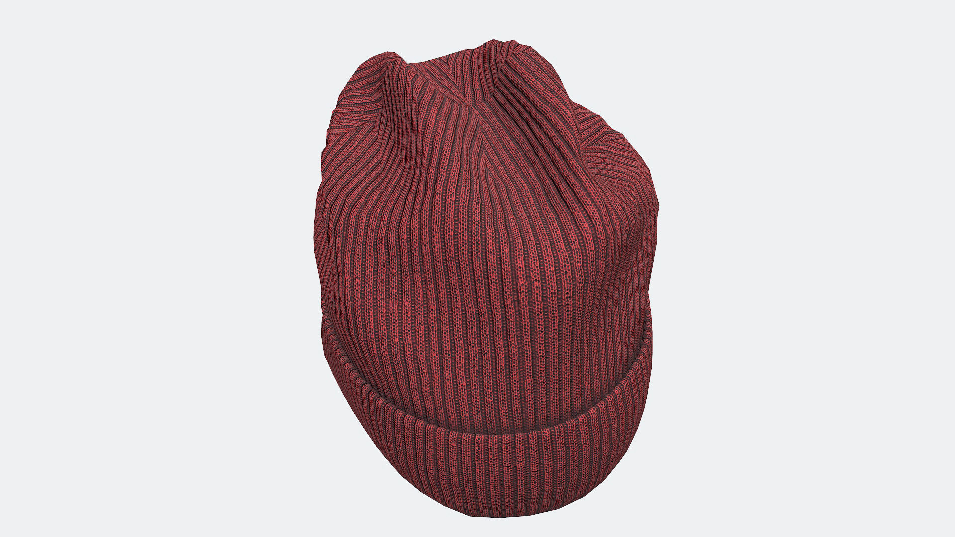 Beanie cap winter hat PBR game ready Low-poly 3D model_17